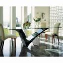 Frosted Glass Dining Room Table